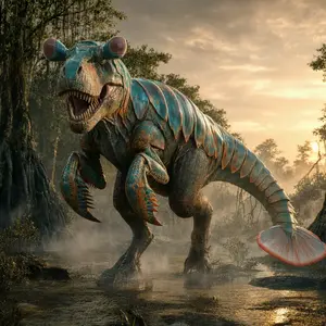 Mantis shrimp + Tyrannosaurus rex